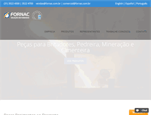 Tablet Screenshot of fornac.com.br